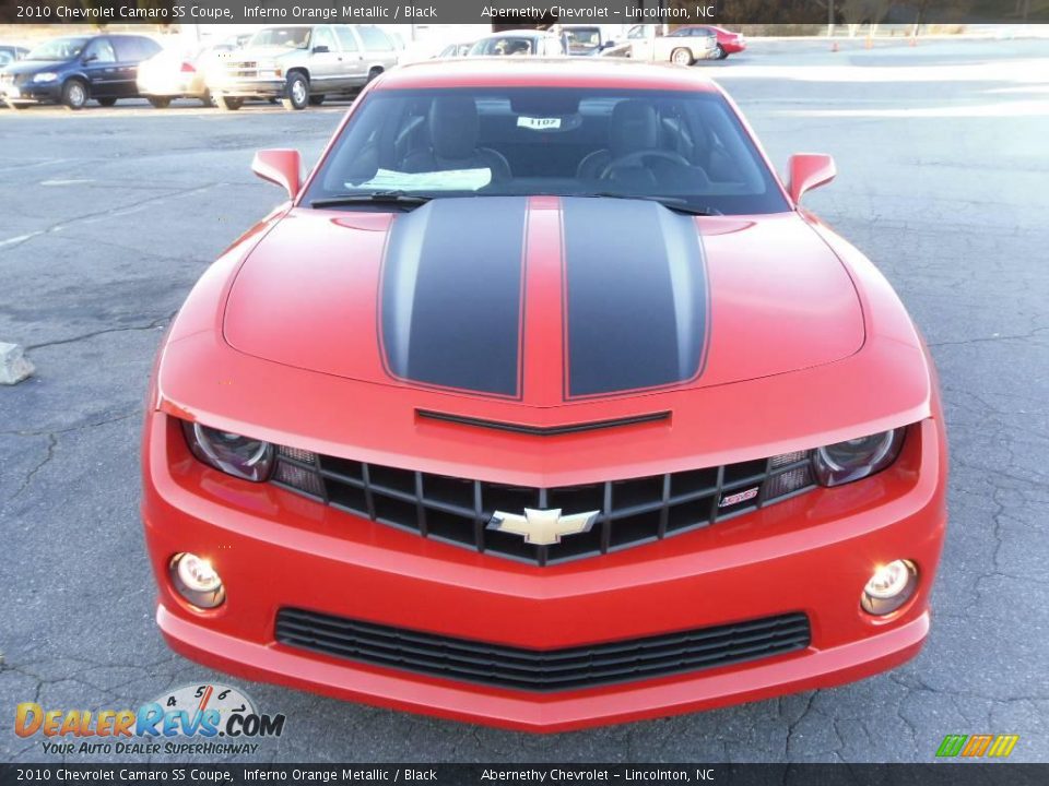 2010 Chevrolet Camaro SS Coupe Inferno Orange Metallic / Black Photo #6