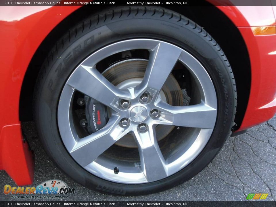 2010 Chevrolet Camaro SS Coupe Inferno Orange Metallic / Black Photo #19