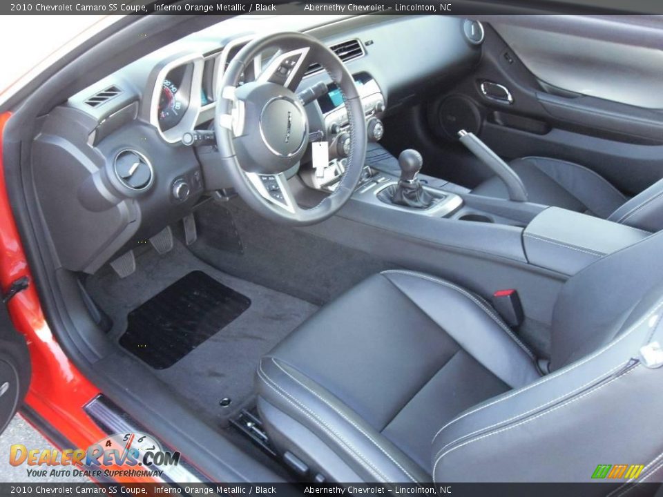 2010 Chevrolet Camaro SS Coupe Inferno Orange Metallic / Black Photo #23
