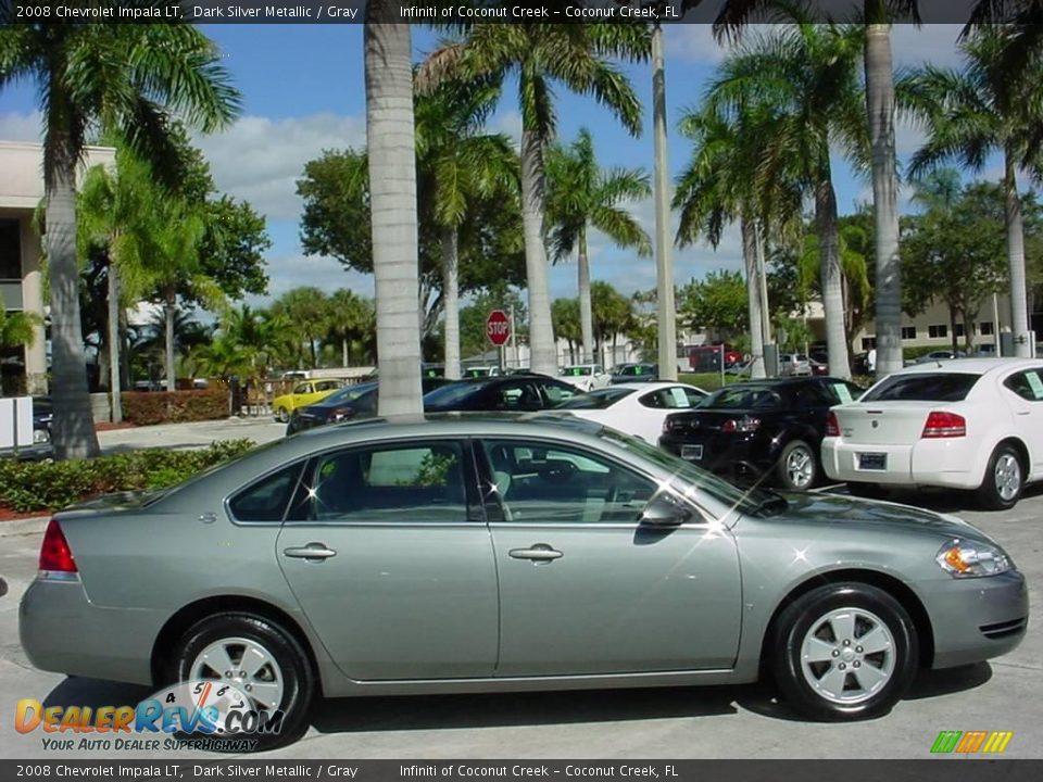 2008 Chevrolet Impala LT Dark Silver Metallic / Gray Photo #2