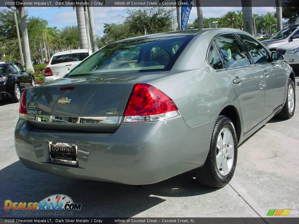 2008 Chevrolet Impala LT Dark Silver Metallic / Gray Photo #3