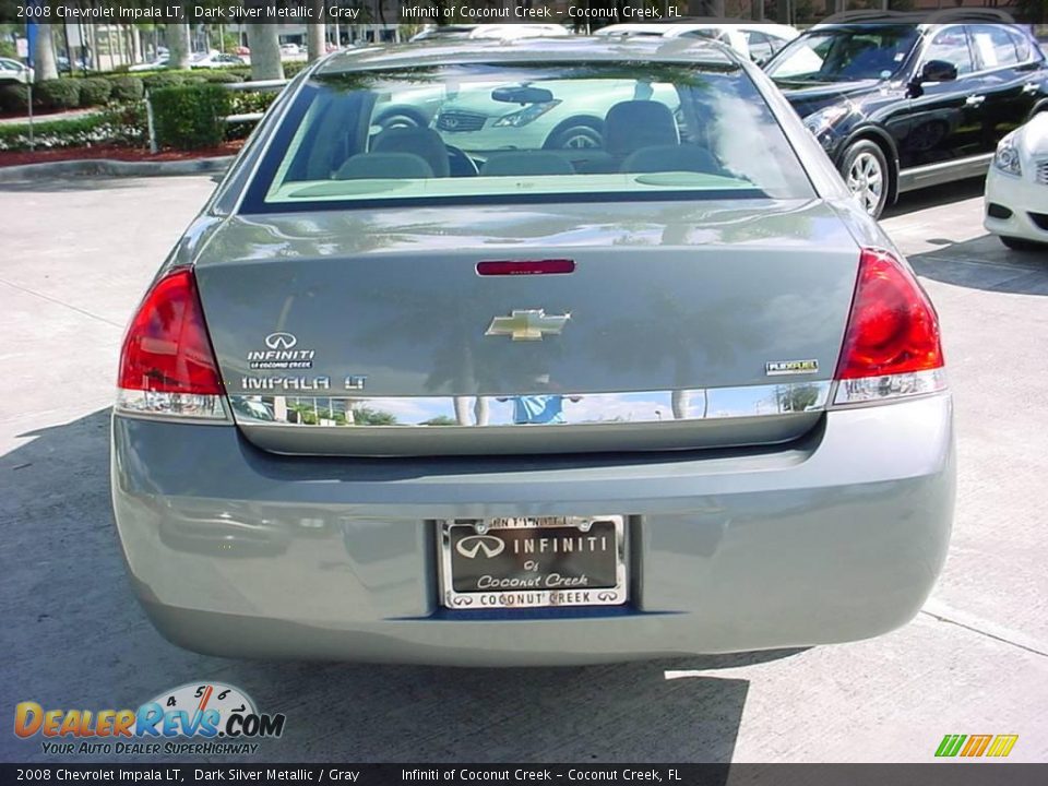 2008 Chevrolet Impala LT Dark Silver Metallic / Gray Photo #4