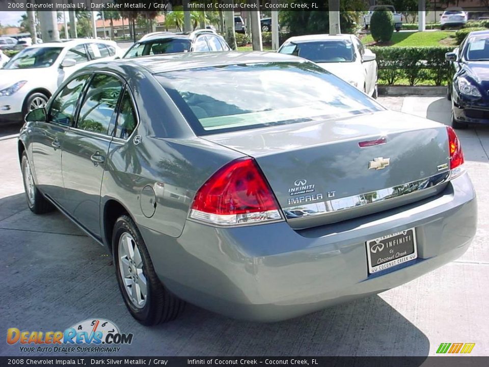 2008 Chevrolet Impala LT Dark Silver Metallic / Gray Photo #5