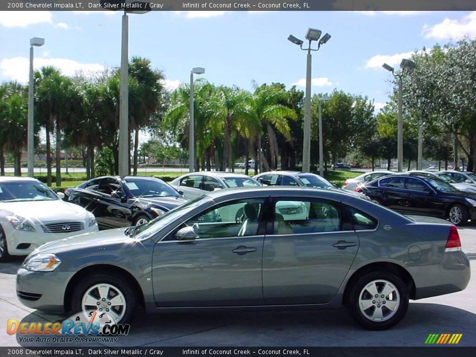 2008 Chevrolet Impala LT Dark Silver Metallic / Gray Photo #6