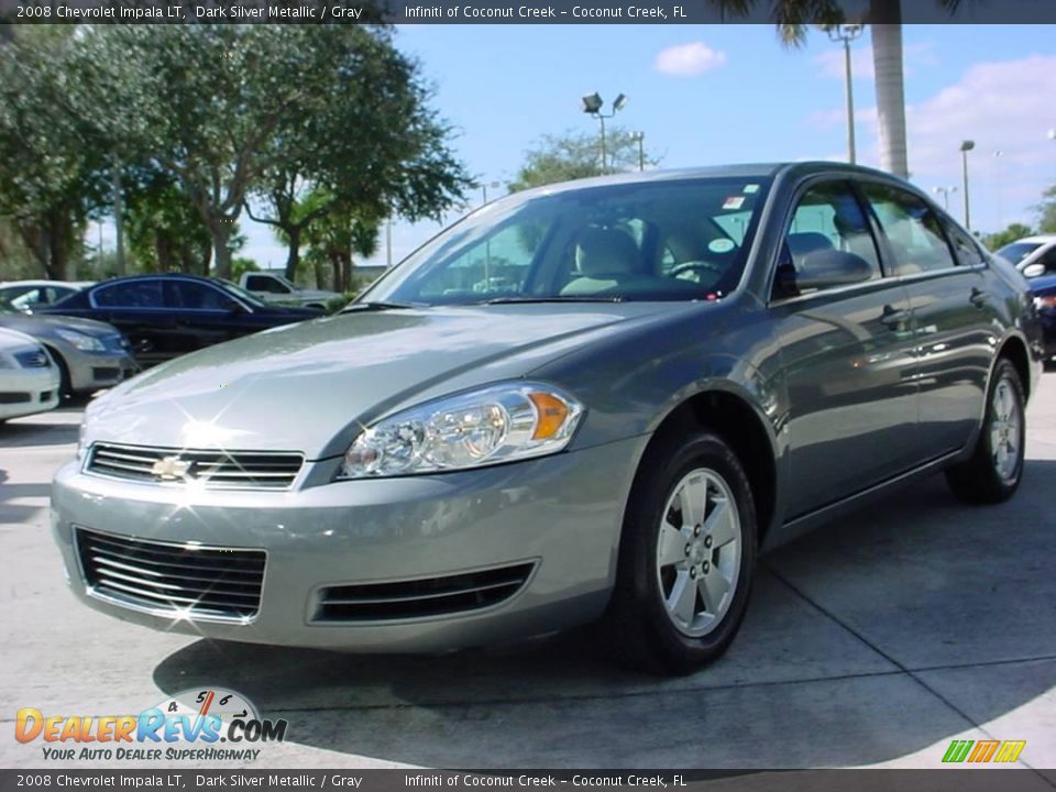2008 Chevrolet Impala LT Dark Silver Metallic / Gray Photo #7