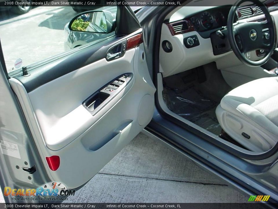 2008 Chevrolet Impala LT Dark Silver Metallic / Gray Photo #9