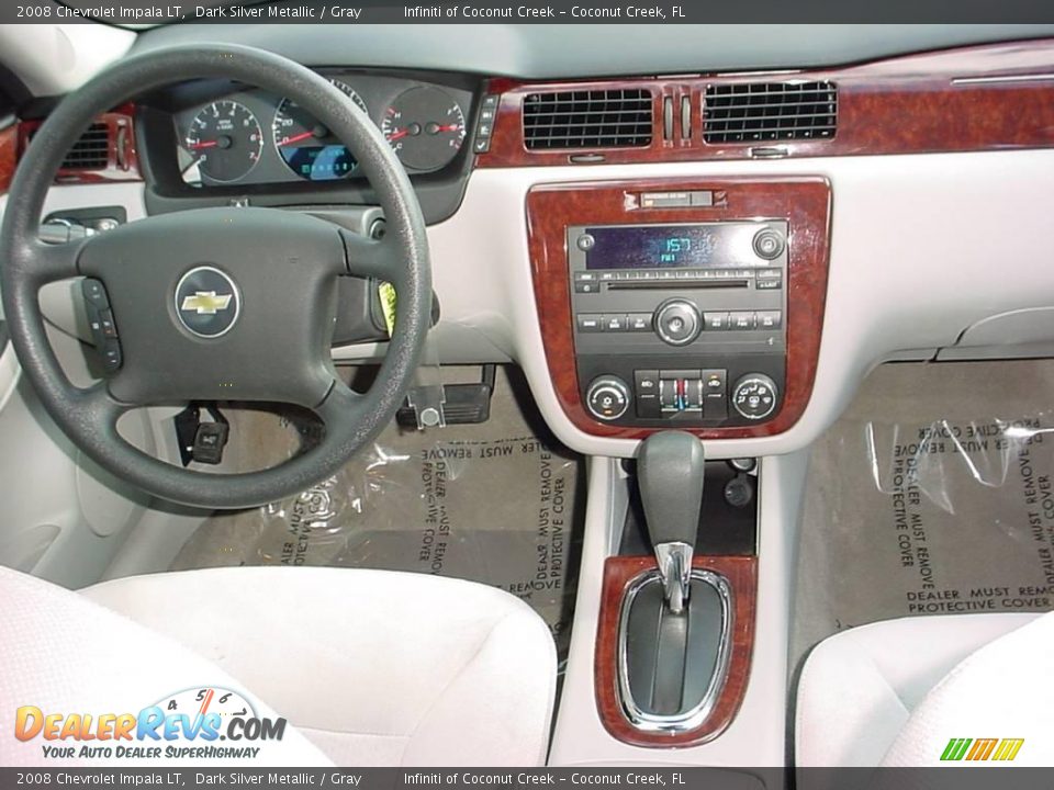 2008 Chevrolet Impala LT Dark Silver Metallic / Gray Photo #18