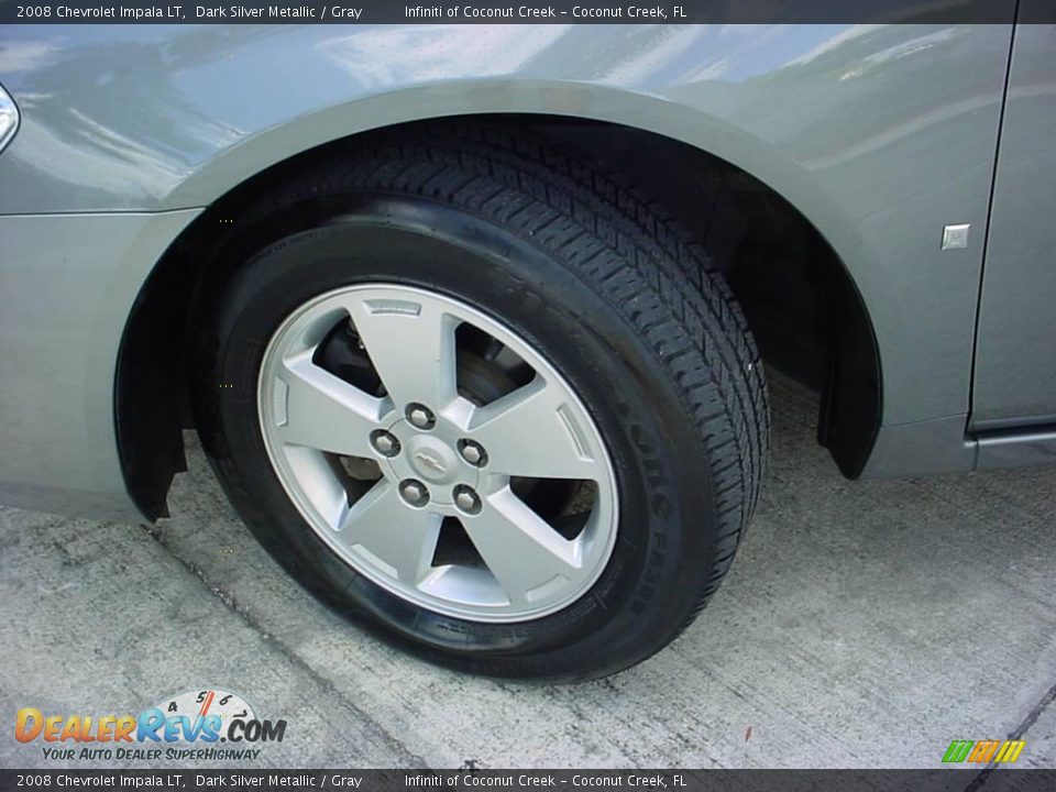 2008 Chevrolet Impala LT Dark Silver Metallic / Gray Photo #21