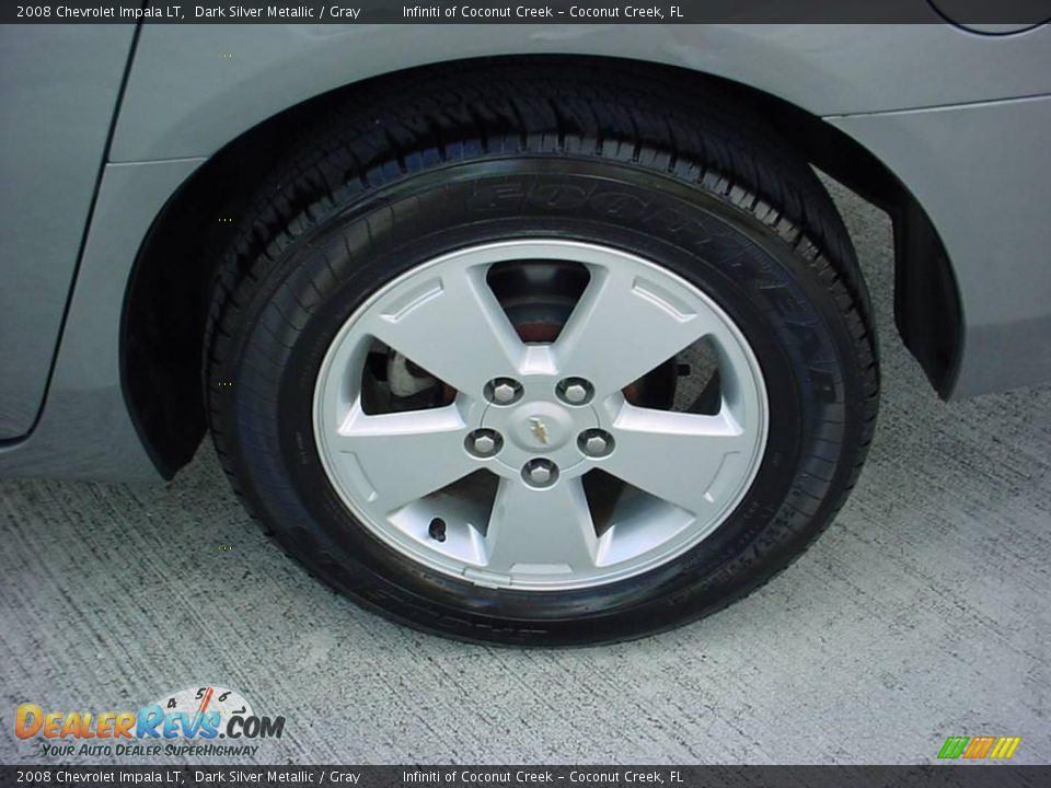 2008 Chevrolet Impala LT Dark Silver Metallic / Gray Photo #22