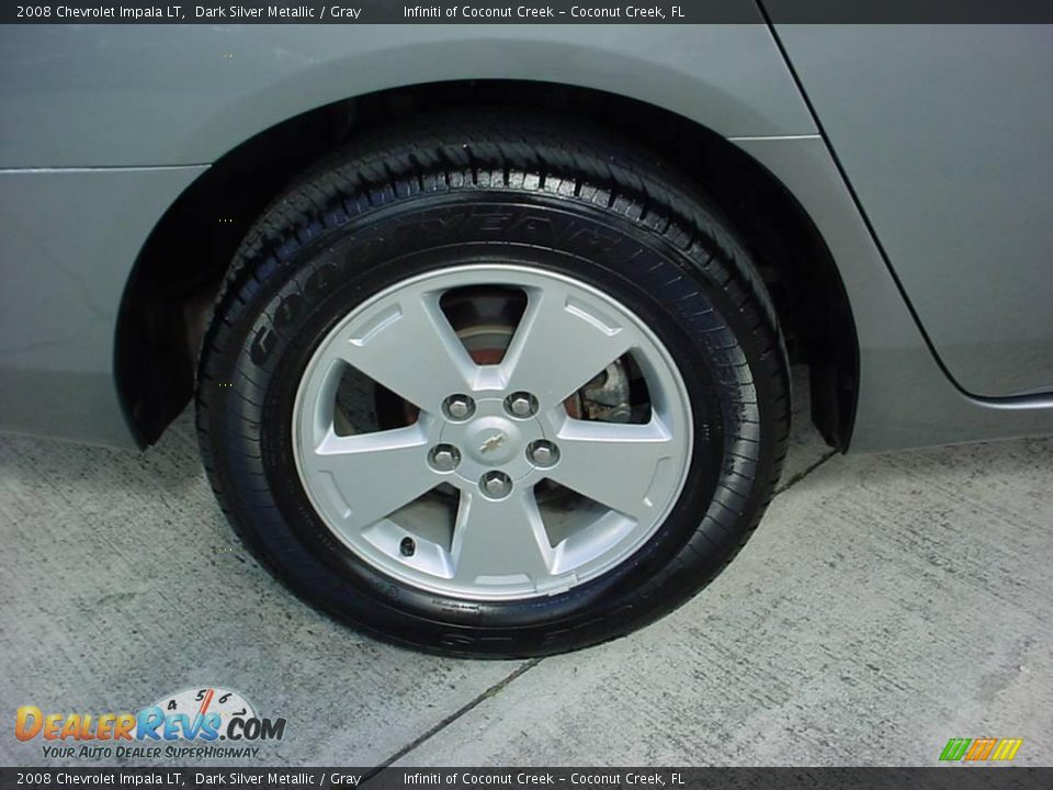 2008 Chevrolet Impala LT Dark Silver Metallic / Gray Photo #23