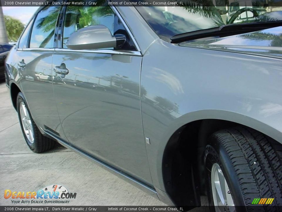 2008 Chevrolet Impala LT Dark Silver Metallic / Gray Photo #24