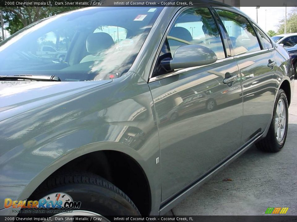 2008 Chevrolet Impala LT Dark Silver Metallic / Gray Photo #25