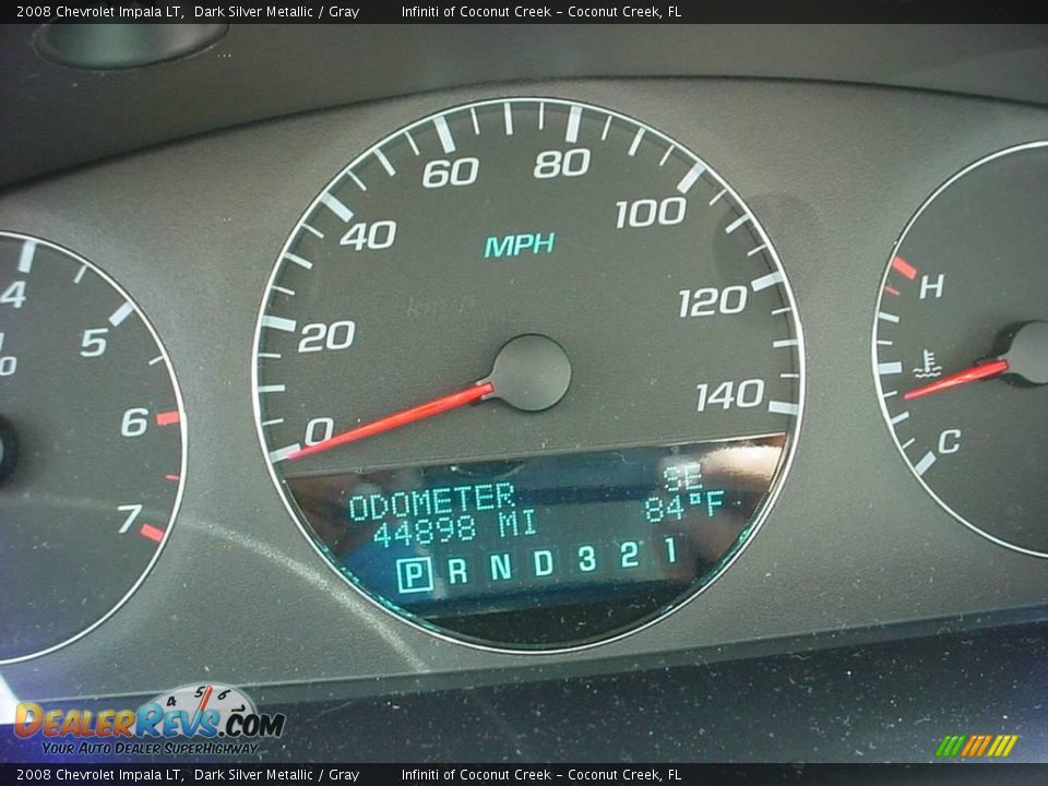 2008 Chevrolet Impala LT Dark Silver Metallic / Gray Photo #26