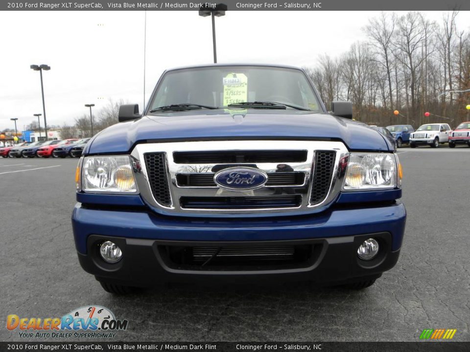 2010 Ford Ranger XLT SuperCab Vista Blue Metallic / Medium Dark Flint Photo #7
