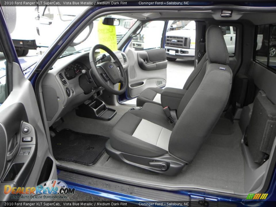 2010 Ford Ranger XLT SuperCab Vista Blue Metallic / Medium Dark Flint Photo #8