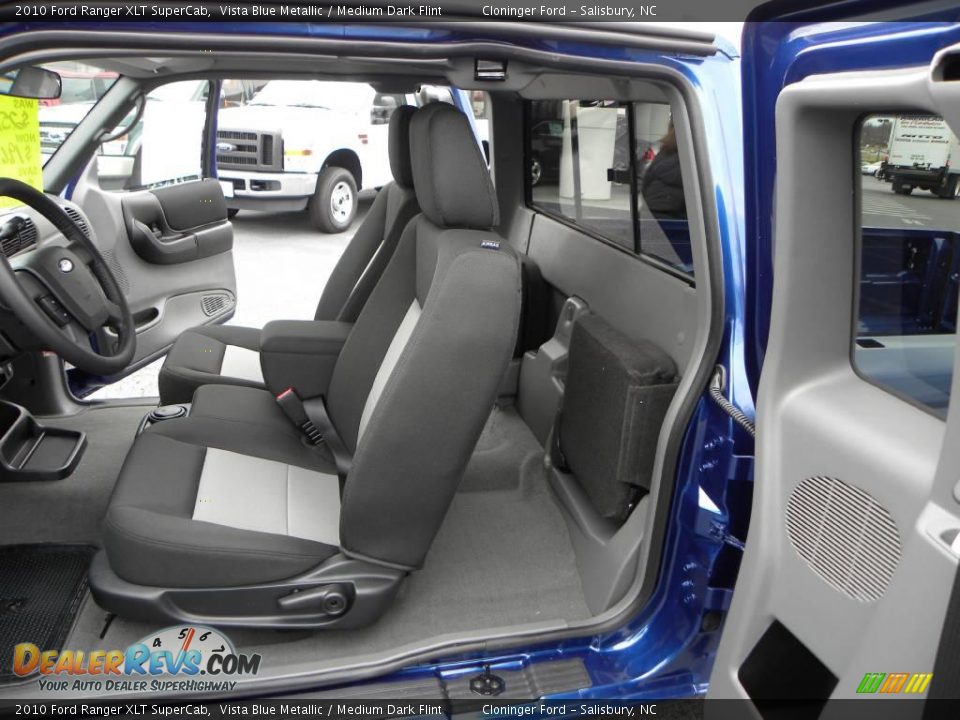 2010 Ford Ranger XLT SuperCab Vista Blue Metallic / Medium Dark Flint Photo #9