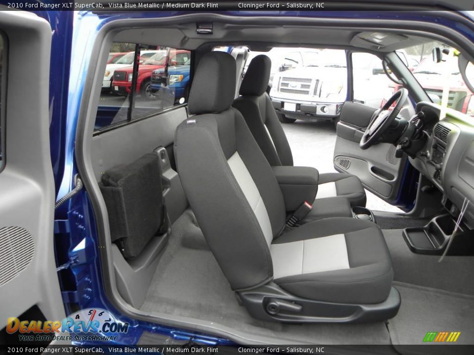 2010 Ford Ranger XLT SuperCab Vista Blue Metallic / Medium Dark Flint Photo #12