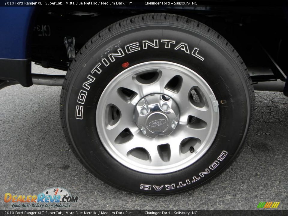 2010 Ford Ranger XLT SuperCab Vista Blue Metallic / Medium Dark Flint Photo #15