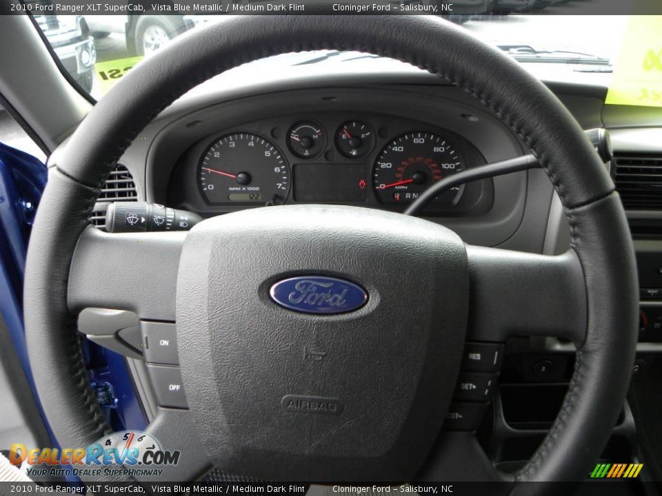 2010 Ford Ranger XLT SuperCab Vista Blue Metallic / Medium Dark Flint Photo #19
