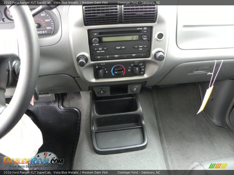 2010 Ford Ranger XLT SuperCab Vista Blue Metallic / Medium Dark Flint Photo #22