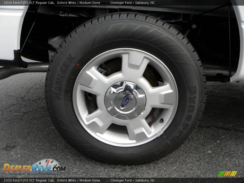 2010 Ford F150 XLT Regular Cab Oxford White / Medium Stone Photo #13