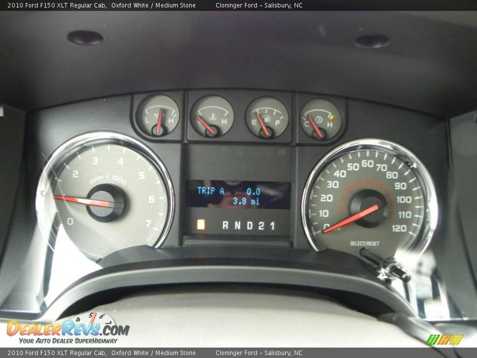 2010 Ford F150 XLT Regular Cab Oxford White / Medium Stone Photo #16