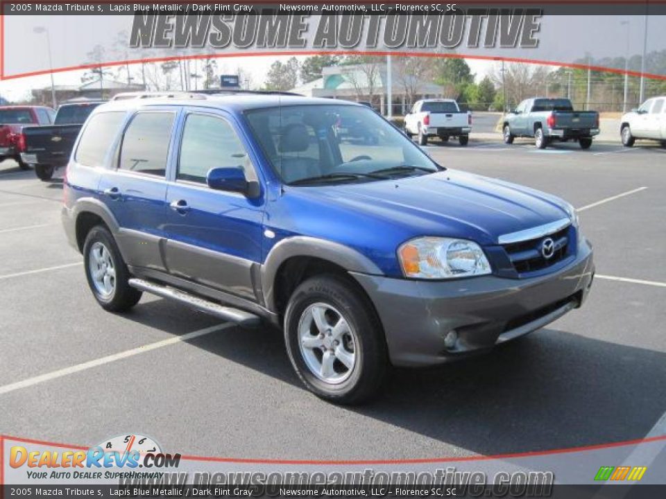 2005 Mazda Tribute s Lapis Blue Metallic / Dark Flint Gray Photo #1