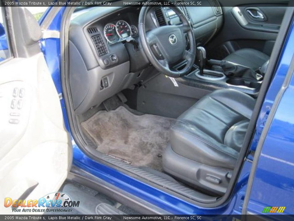 2005 Mazda Tribute s Lapis Blue Metallic / Dark Flint Gray Photo #4