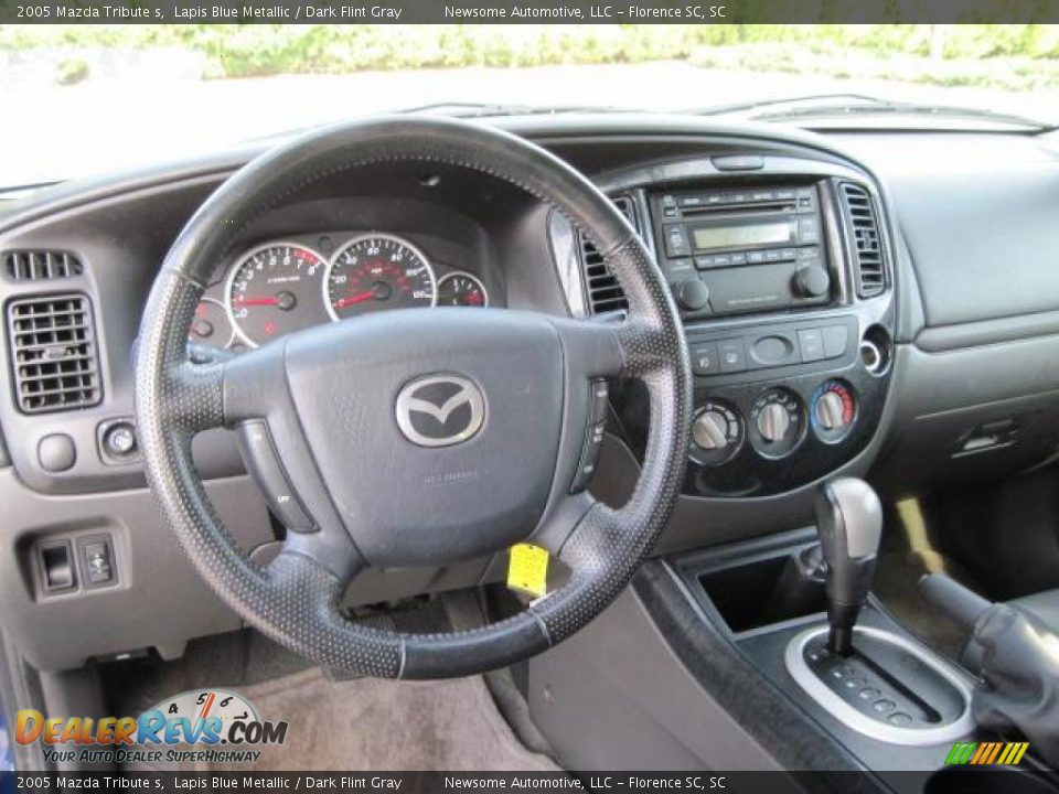 2005 Mazda Tribute s Lapis Blue Metallic / Dark Flint Gray Photo #5