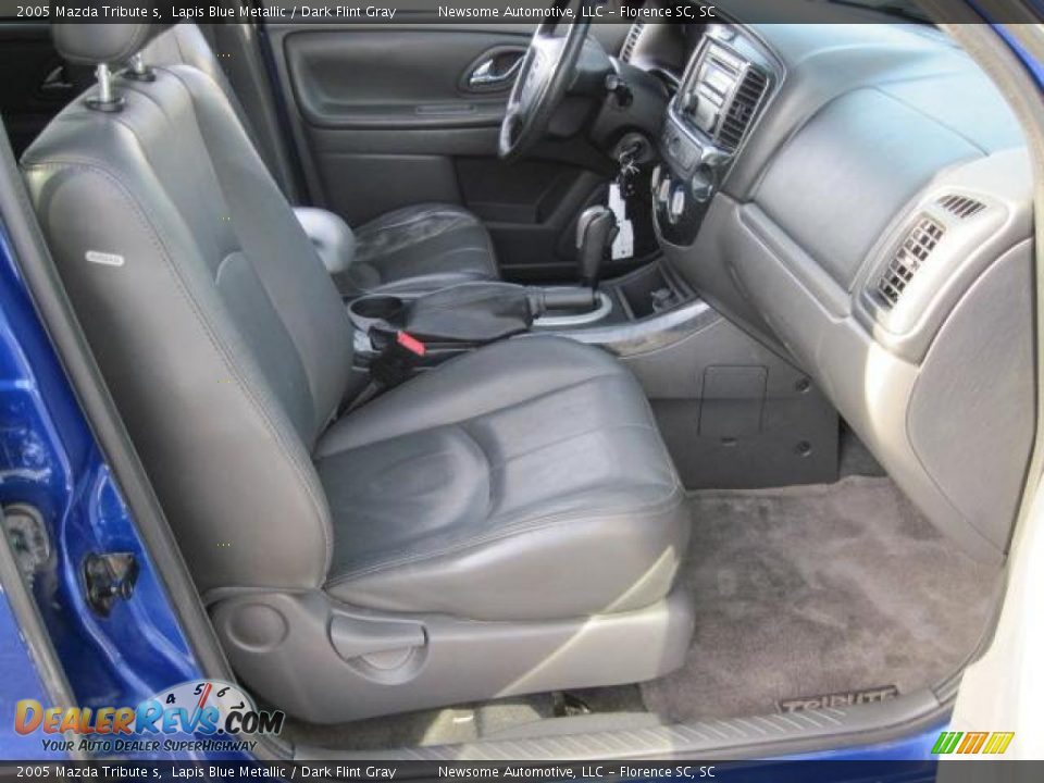 2005 Mazda Tribute s Lapis Blue Metallic / Dark Flint Gray Photo #17