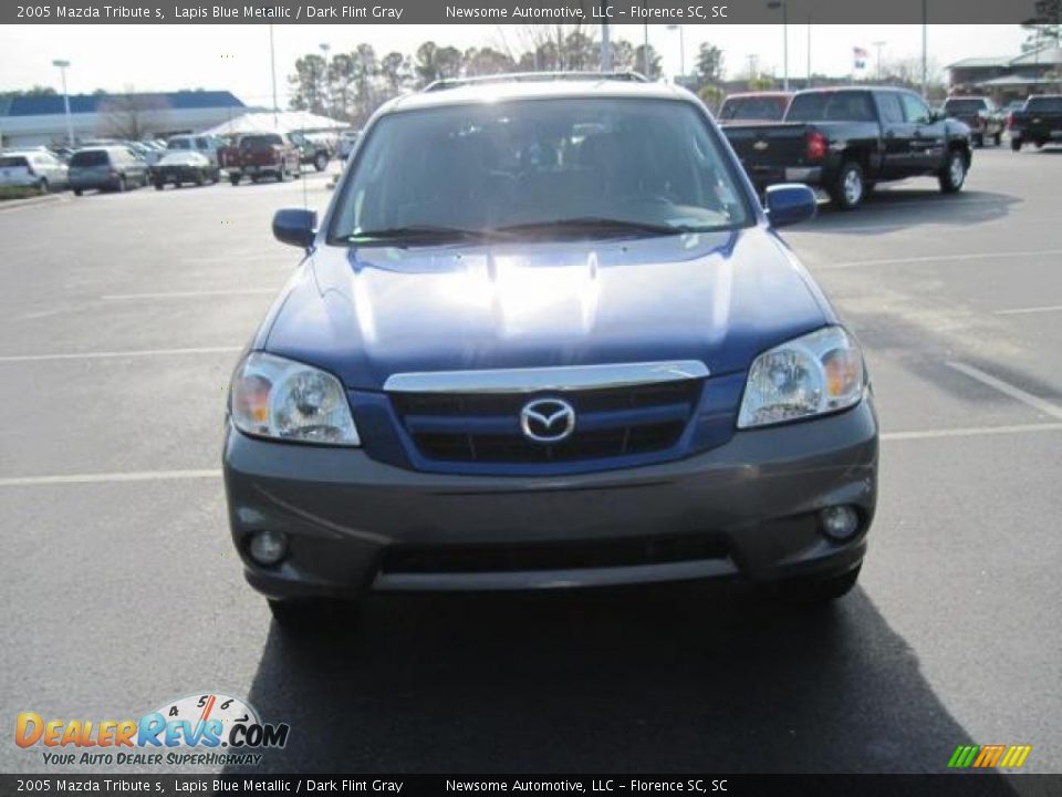 2005 Mazda Tribute s Lapis Blue Metallic / Dark Flint Gray Photo #22