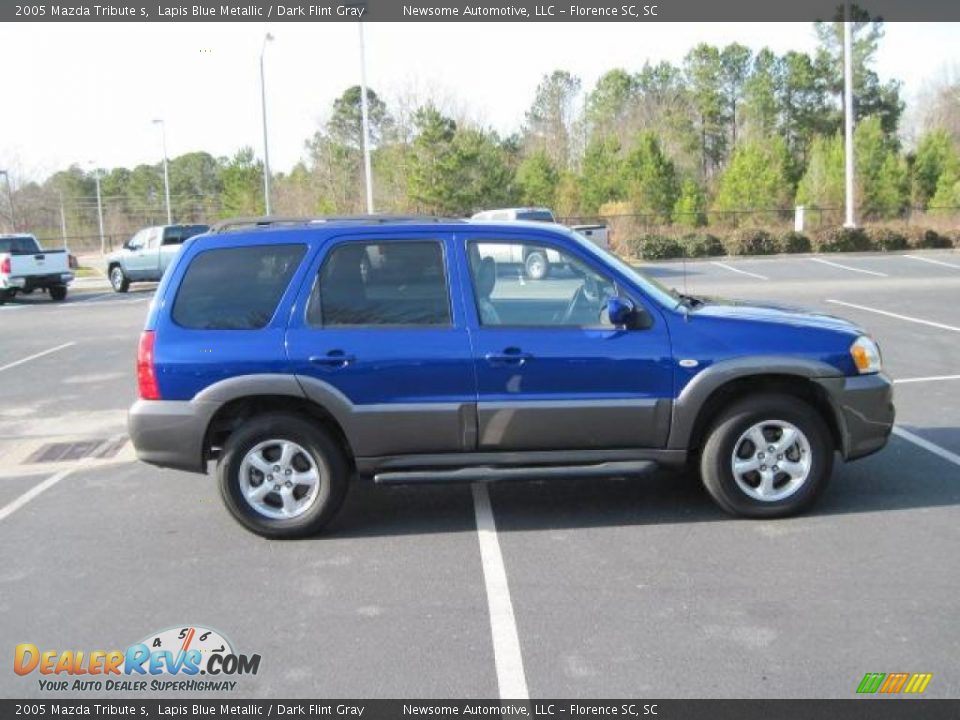 2005 Mazda Tribute s Lapis Blue Metallic / Dark Flint Gray Photo #23