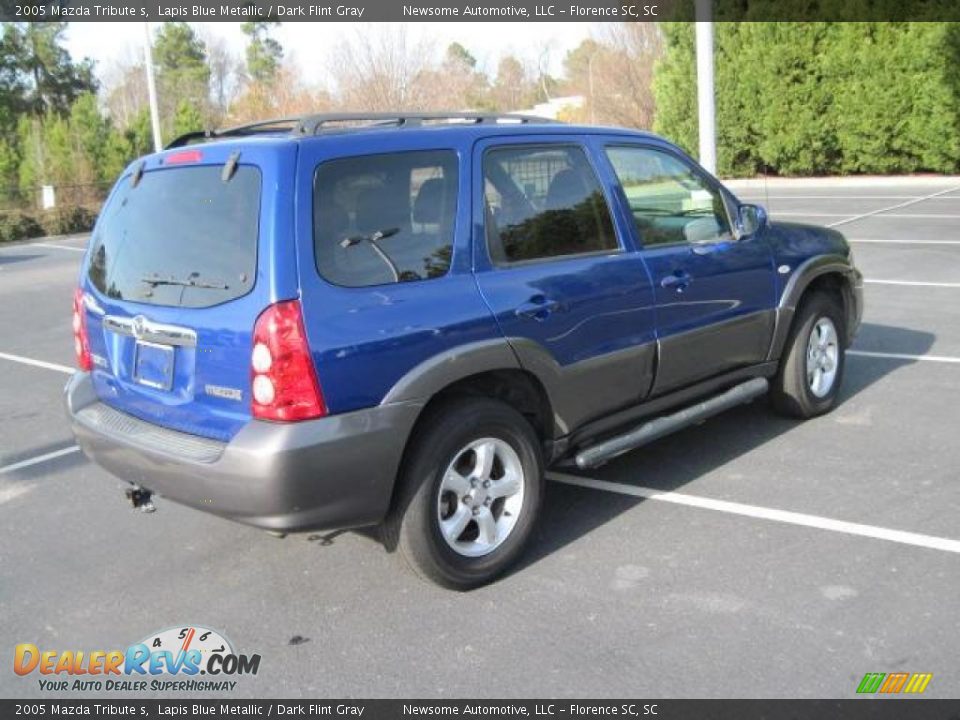 2005 Mazda Tribute s Lapis Blue Metallic / Dark Flint Gray Photo #24
