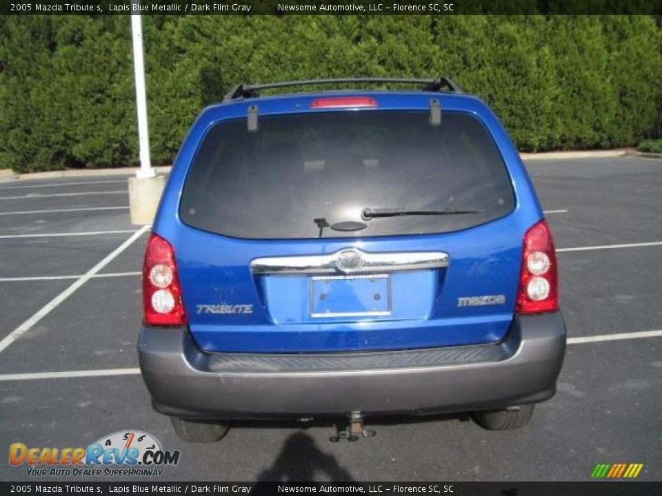 2005 Mazda Tribute s Lapis Blue Metallic / Dark Flint Gray Photo #25