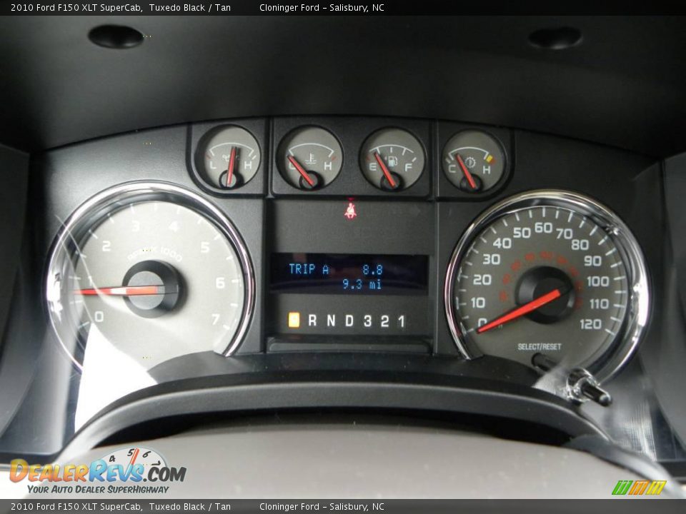 2010 Ford F150 XLT SuperCab Tuxedo Black / Tan Photo #19