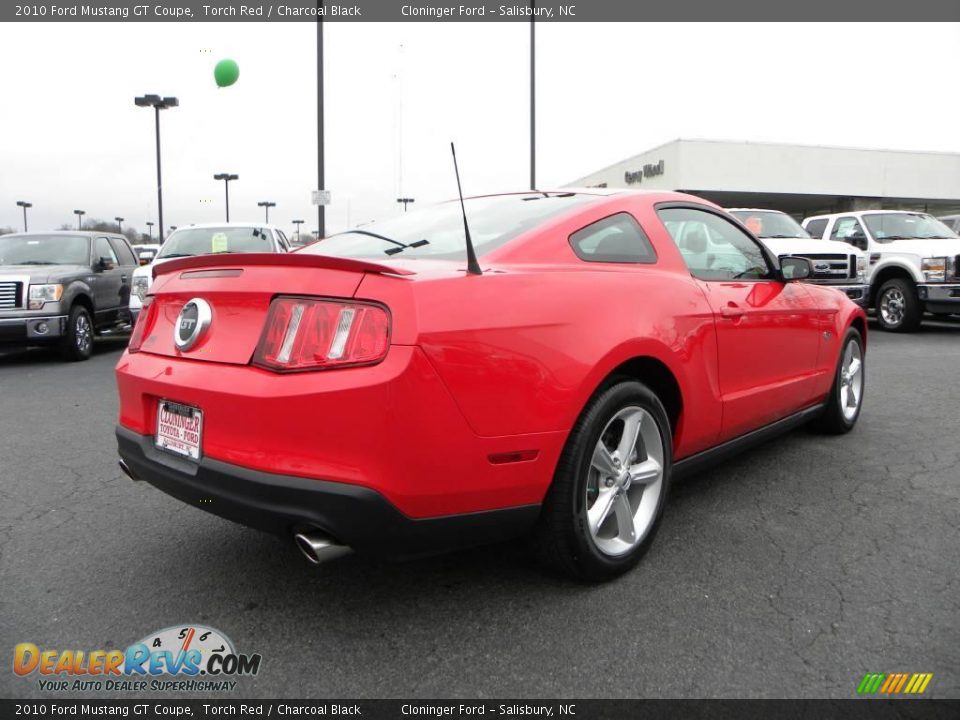 2010 Ford Mustang GT Coupe Torch Red / Charcoal Black Photo #3