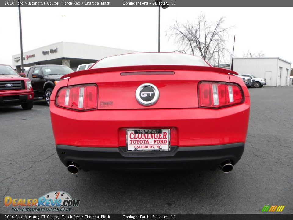 2010 Ford Mustang GT Coupe Torch Red / Charcoal Black Photo #4