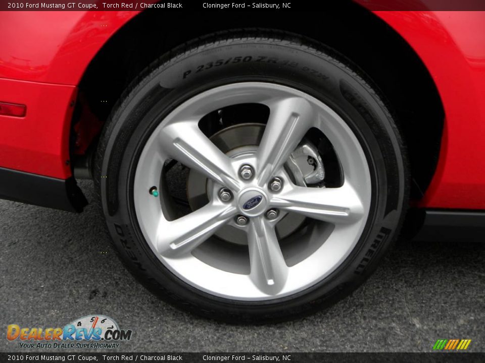2010 Ford Mustang GT Coupe Torch Red / Charcoal Black Photo #11