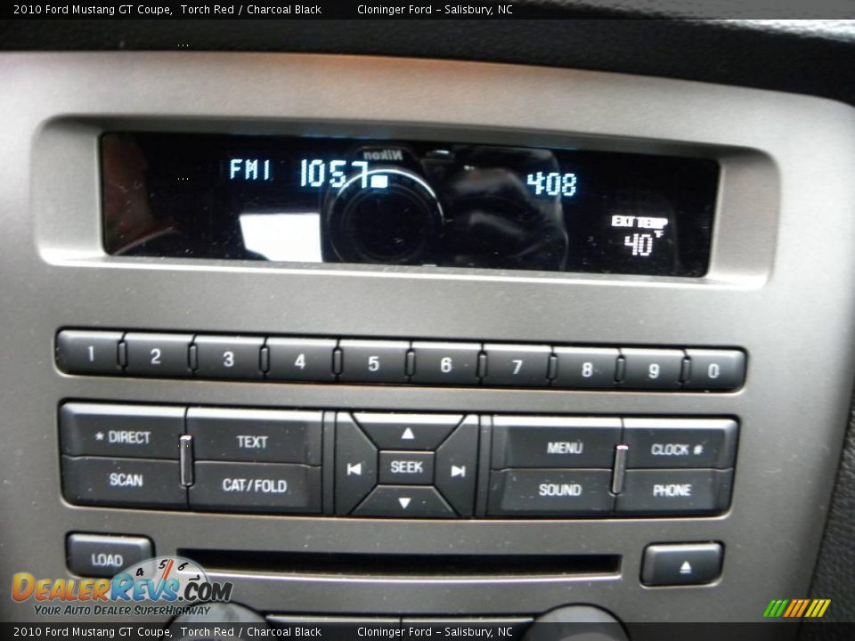 2010 Ford Mustang GT Coupe Torch Red / Charcoal Black Photo #16