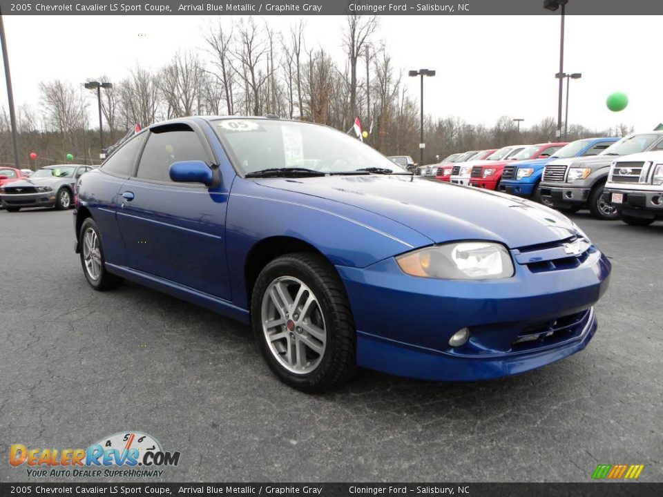 2005 Chevrolet Cavalier LS Sport Coupe Arrival Blue Metallic / Graphite Gray Photo #1