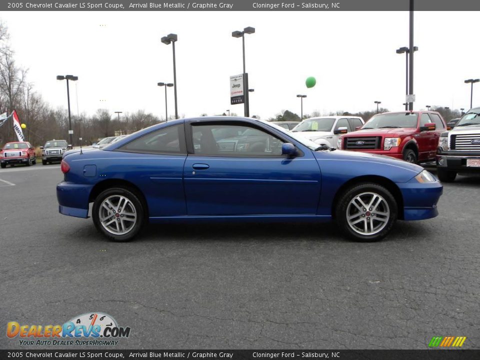 2005 Chevrolet Cavalier LS Sport Coupe Arrival Blue Metallic / Graphite Gray Photo #2