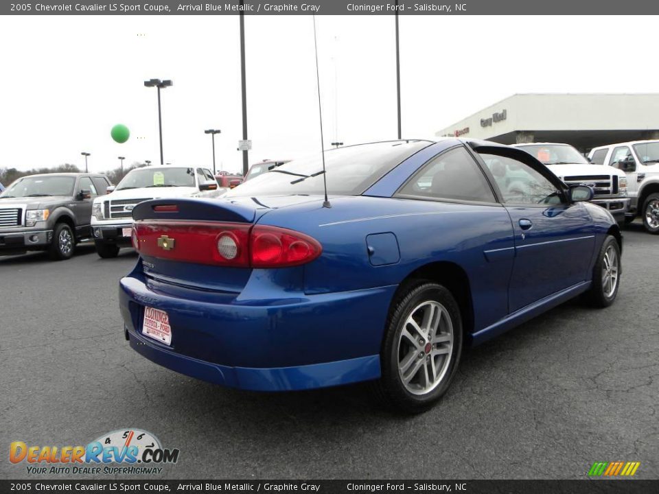 2005 Chevrolet Cavalier LS Sport Coupe Arrival Blue Metallic / Graphite Gray Photo #3