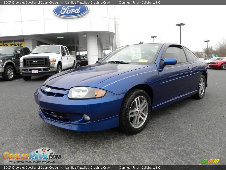 2005 Chevrolet Cavalier LS Sport Coupe Arrival Blue Metallic / Graphite Gray Photo #6