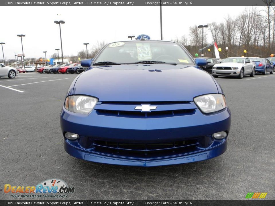 2005 Chevrolet Cavalier LS Sport Coupe Arrival Blue Metallic / Graphite Gray Photo #7