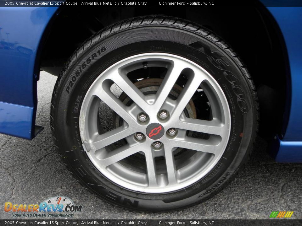 2005 Chevrolet Cavalier LS Sport Coupe Arrival Blue Metallic / Graphite Gray Photo #11