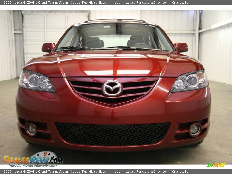 2006 Mazda MAZDA3 s Grand Touring Sedan Copper Red Mica / Black Photo #3