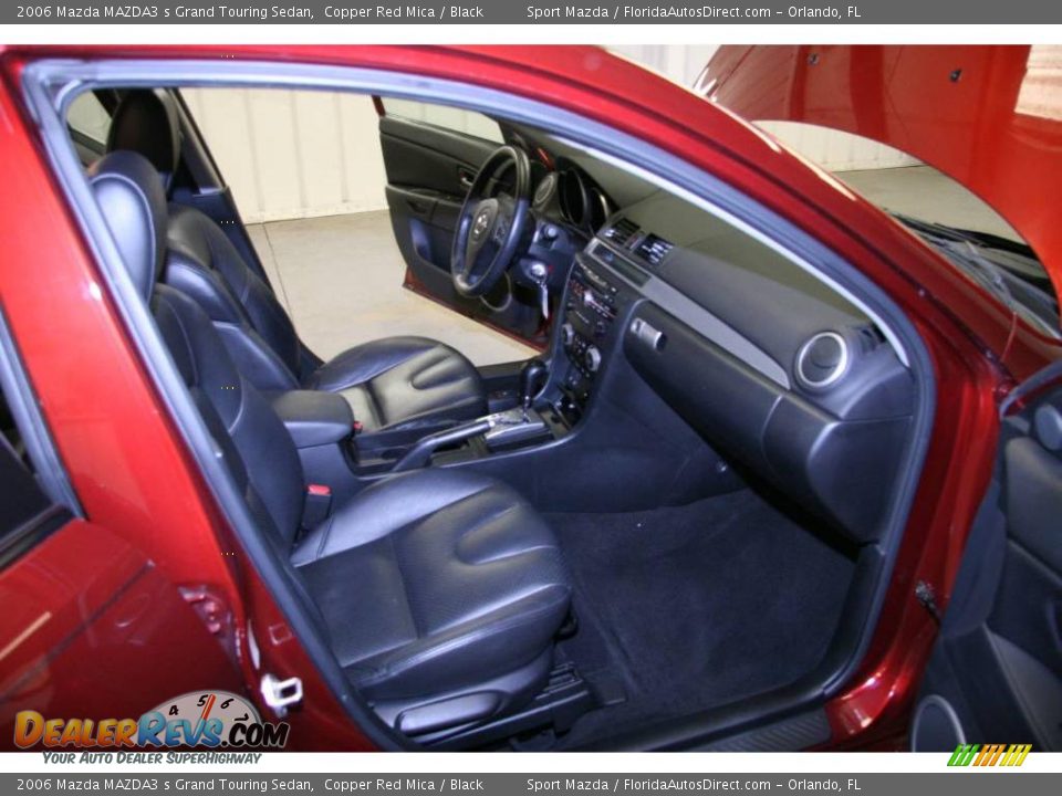 2006 Mazda MAZDA3 s Grand Touring Sedan Copper Red Mica / Black Photo #9