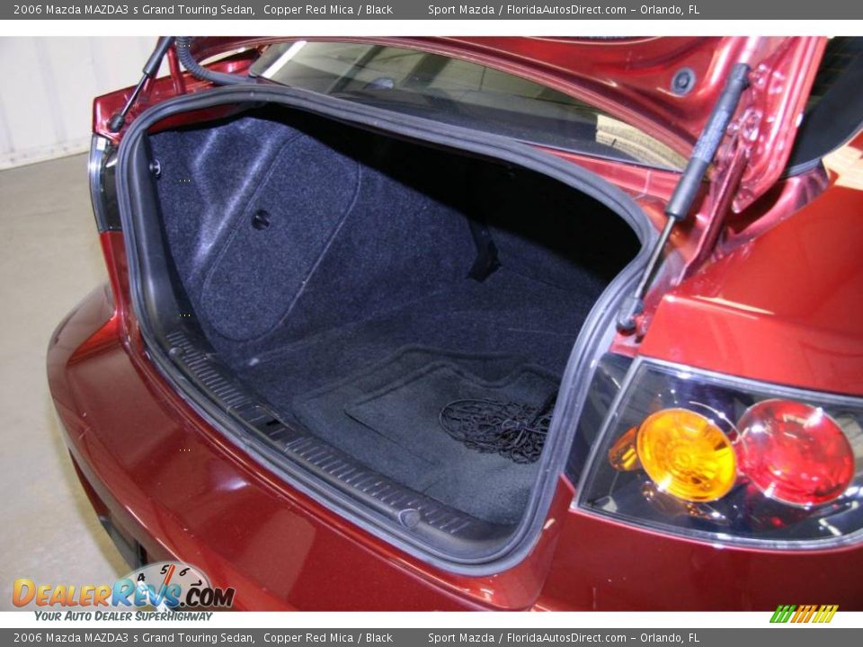 2006 Mazda MAZDA3 s Grand Touring Sedan Copper Red Mica / Black Photo #11