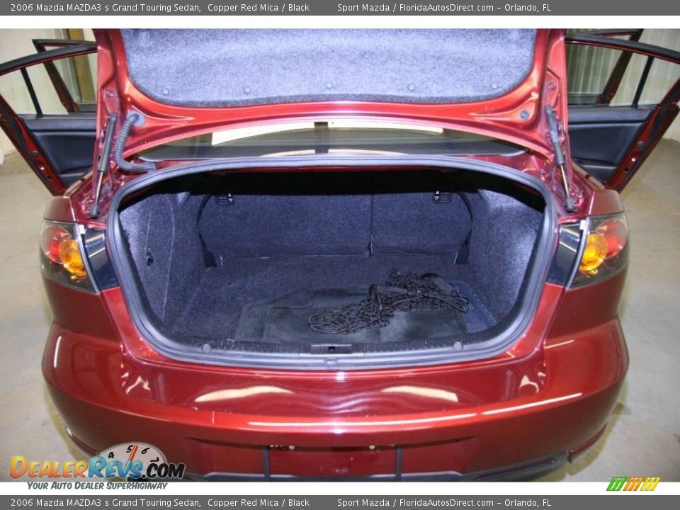 2006 Mazda MAZDA3 s Grand Touring Sedan Copper Red Mica / Black Photo #12