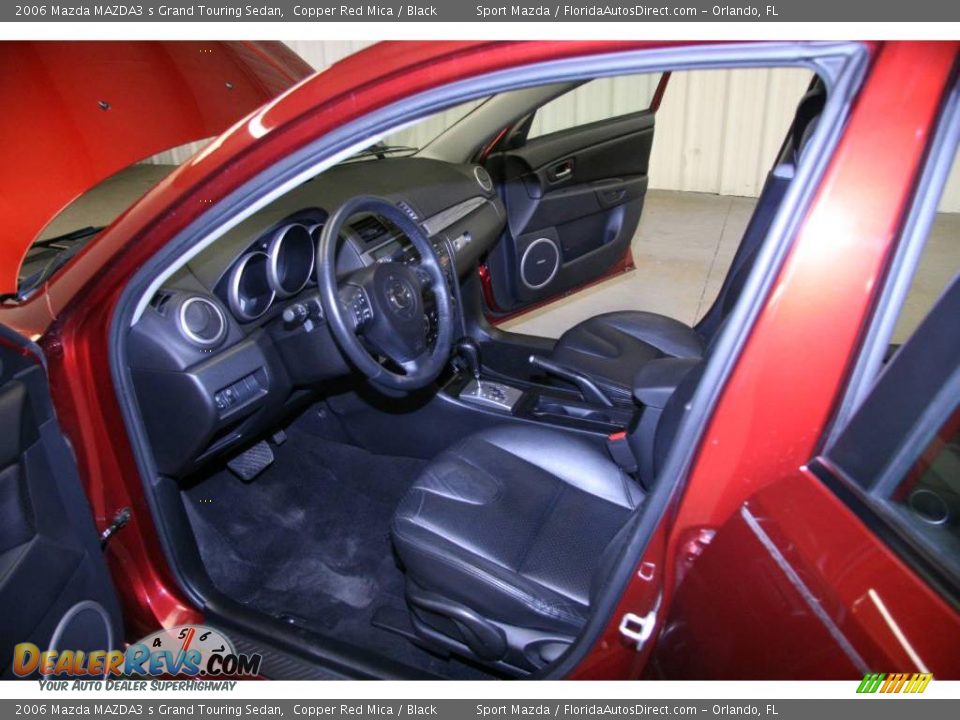 2006 Mazda MAZDA3 s Grand Touring Sedan Copper Red Mica / Black Photo #14